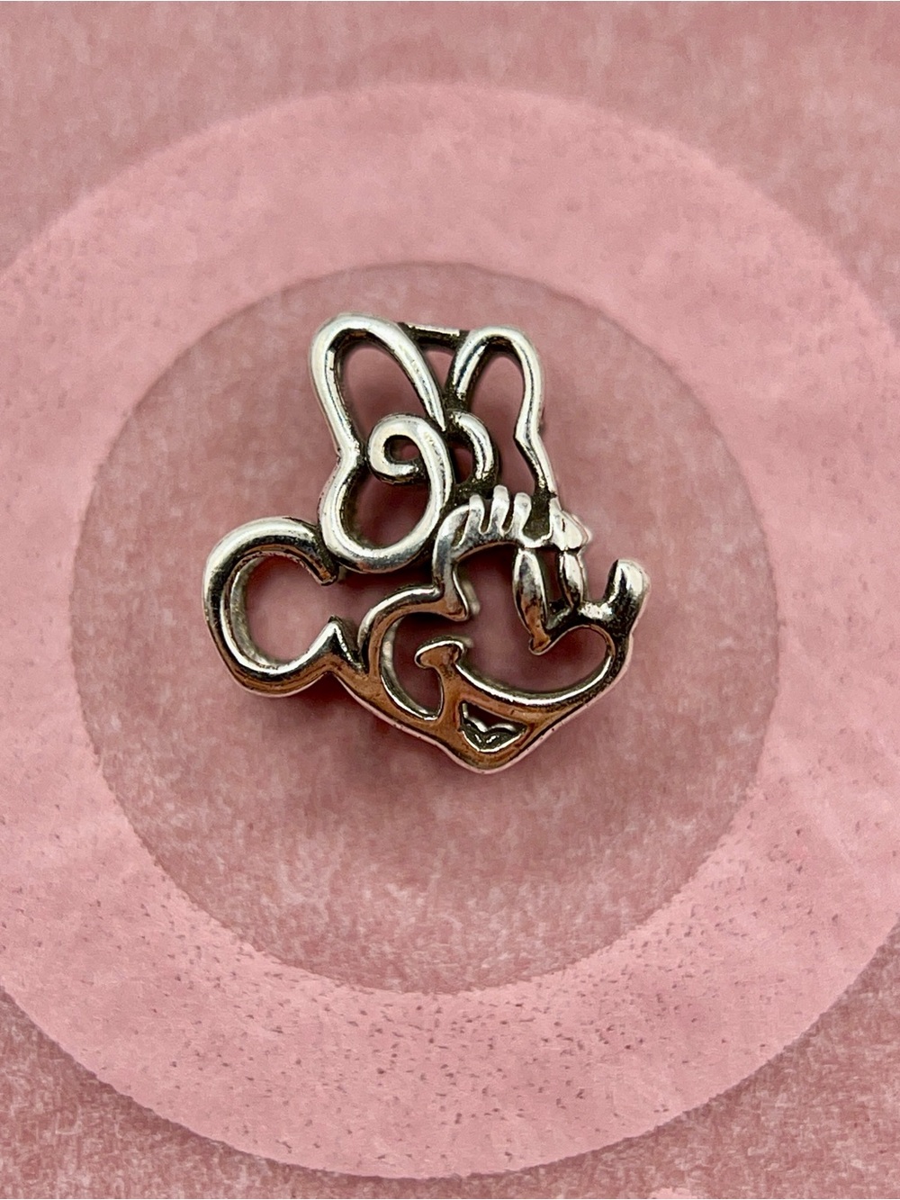 Pandora Disney Minnie Mouse Openwork Sterling Silver Charm